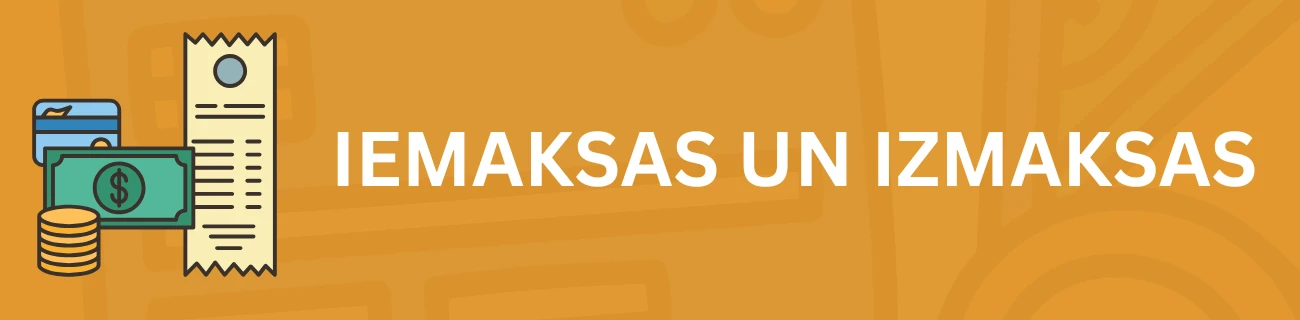 WestAce iemaksas un izmaksas